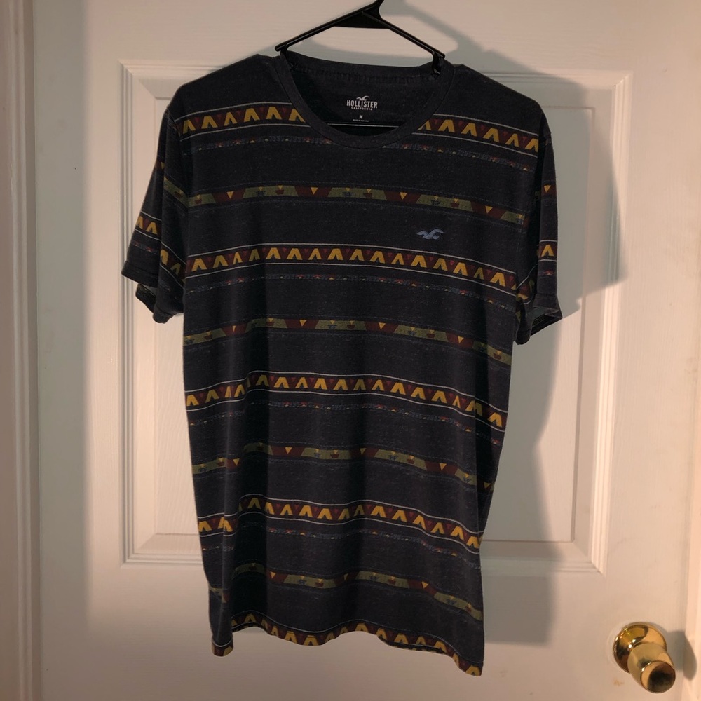 Hollister Aztec print tee